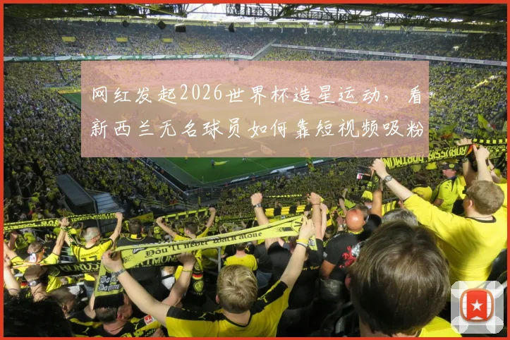 网红发起2026世界杯造星运动,看新西兰无名球员如何靠短视频吸粉67万,揭秘当代球员成名新路径